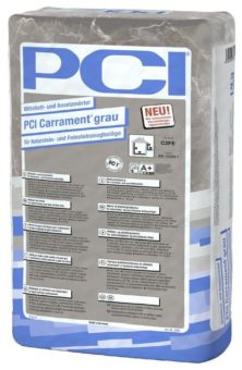 PCI Carrament® grau – jetzt noch mehr Verarbeitungskomfort und größere Zeitersparnis