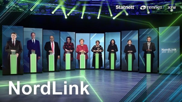 Bahnbrechendes Hybrid Event zur Nordlink inbetriebnahme mit Merkel, Solberg und Altmaier erfolgreich umgesetzt