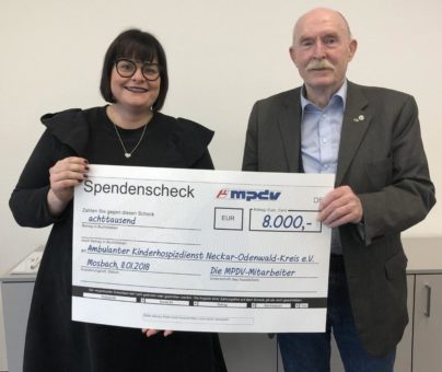 MPDV-Mitarbeiter spenden für guten Zweck