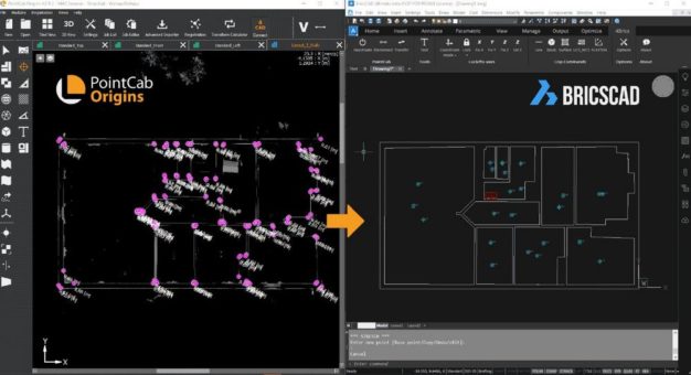 Einfache Punktwolken-Modellierung in BricsCAD dank neuem Plugin