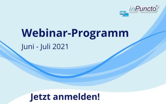 Webinar Termine zu Lösungen & intelligenten Technologien für SAP