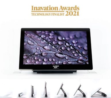 INAVATION AWARDS 2021 Finalist: FOLD! 2.0 roboterartig versenkbarer Touchscreen