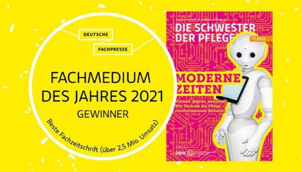 Pflegefachzeitschrift aus dem Bibliomed Verlag ist Fachmedium des Jahres 2021