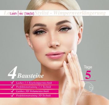 Lashes Master Stylist – Kosmetikschule Schäfer bietet Eye-Lash Extension Profi-Schuung über 5 Tage
