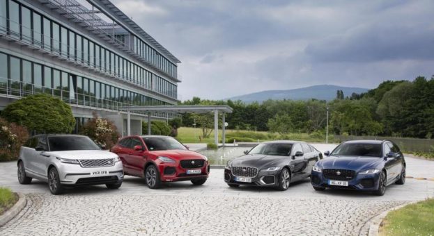 Jaguar und Land Rover präsentieren nach umfangreicher Modellpflege die neuen Modelle Jaguar XF, Jaguar E-PACE und Range Rover Velar