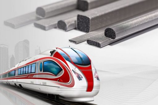 EMV-Abschirmlösungen für die Bahntechnik:  Gewebedichtungen von MTC erfüllen DIN EN 45545-2 für Anwendungen in Schienenfahrzeugen