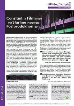 Starline sorgt bei der Constantin Film AG für Gelassenheit