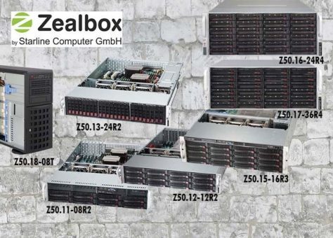 Sieben auf einen Streich: Starline baut mit der effizienten Zealbox-Familie Z50 sein Server-Portfolio weiter aus