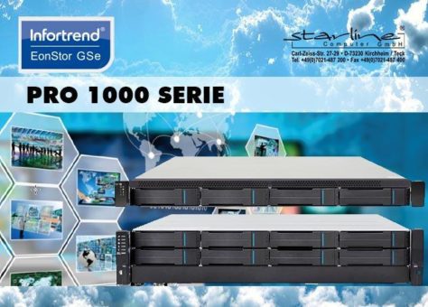 Maßgeschneidert für den Mittelstand: EonStor GSe Pro 1000 Serie von Infortrend
