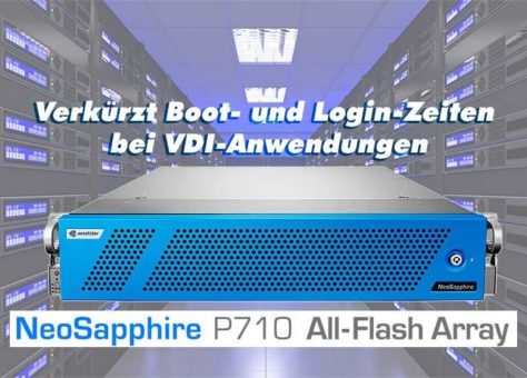 Performance-Spezialist AccelStor trotzt mit seinem All-Flash Array NeoSapphire P710 jedem Boot Storm