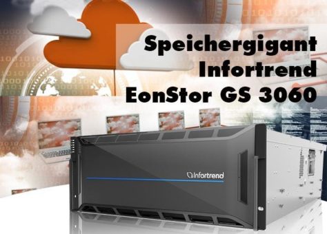 Sommer-Offensive von Infortrend: Das neue EonStor GS 3060 bildet die Grundlage für ein gigantisches Speichersystem mit bis zu 8.800 Terabyte