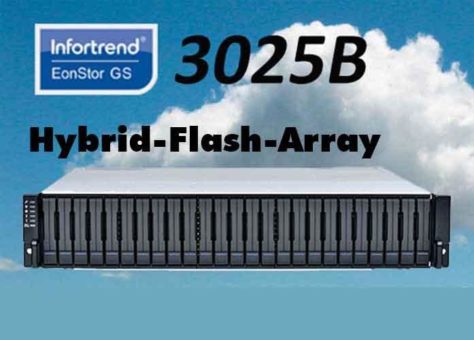 Der Wunderwaffe folgt das universelle Allzweck-Tool: Infortrend startet mit neuem Hybrid-Flash-Array EonStor GS 3025B durch