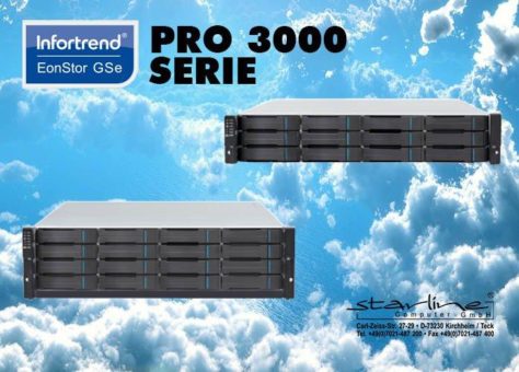 Starline begrüßt Familienzuwachs von Infortrend: EonStor GSe Pro 3000 Serie