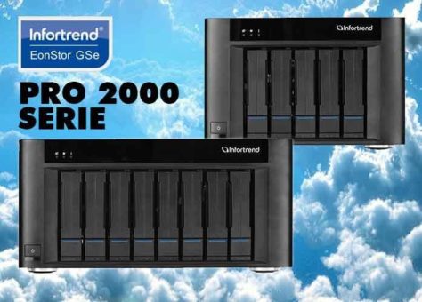 Infortrend stellt für kleine Büros und Arbeitsgruppen die neue, schicke und leise Produktfamilie EonStor GSe Pro 2000 vor