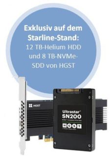 Storage-Spezialist Starline präsentiert auch auf der CeBIT 2017 wieder viele spannende Neuheiten