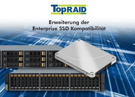 Mehr Funktionen durch flexibel bestückbare Komponenten: Disk Arrays von TopRAID jetzt mit erweiterter Hardware-Basis