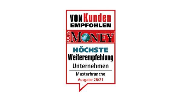 Die am häufigsten empfohlenen Unternehmen