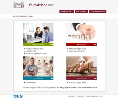 fairadvisor.net – das Schweizer Taschenmesser der Vorsorgeberatung