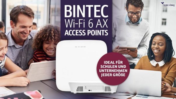 bintec elmeg: Neue leistungsstarke Wi-Fi 6 Access Points sind flexibel managebar