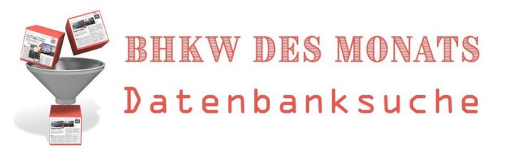 Monatliche Auszeichnung für BHKW-Projekte