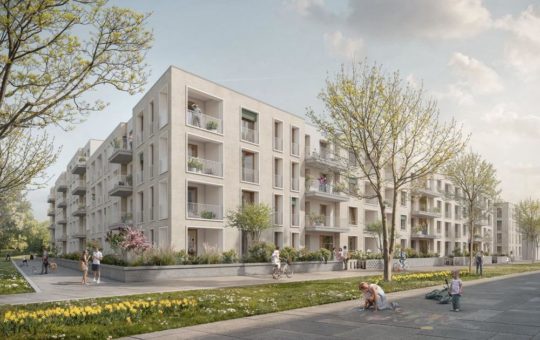 Architektenwettbewerb für das Baufeld 26 im „Heiligkreuz-Viertel“ ist entschieden