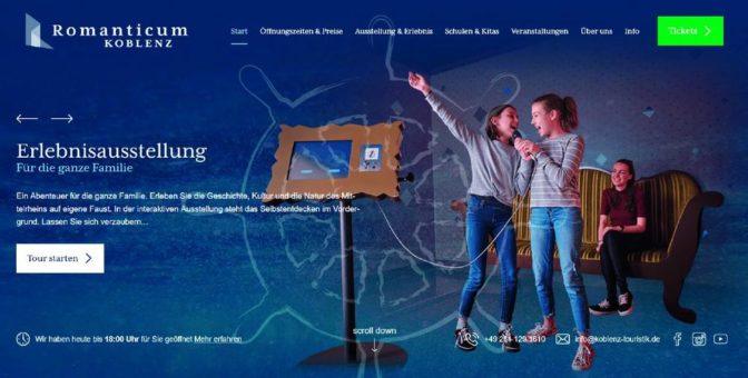Erlebnisausstellung präsentiert sich nach Lockdown mit neuem Internetauftritt