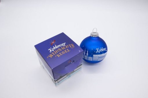 Ab sofort erhältlich: Koblenzer Weihnachtskugel und Winzerglühwein