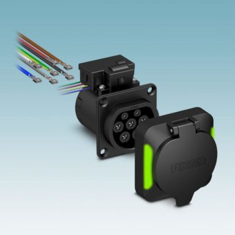 Ladesteckdosen mit LED-Anzeige und Temperaturmessung