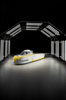 Die Truppe setzt bei den Solar Challenges auf Bridgestone Ecopia Reifen