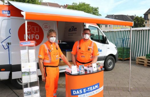 EBE-Infomobil ist im Norden und Süden unterwegs