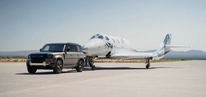 „Mission possible“: Land Rover unterstützt den ersten komplett bemannten Weltraumflug von Virgin Galactic