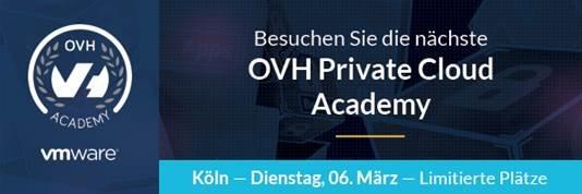 Cloud Praxis-Workshop am Rhein: 1. OVH Academy 2018 in Köln