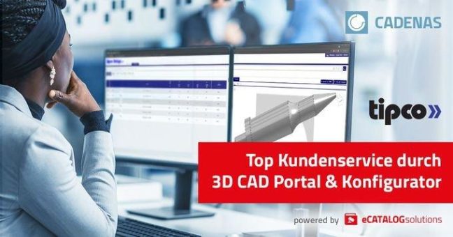 Tipco Inc. veröffentlicht 3D CAD Produktkatalog powered by CADENAS mit Komponenten für Präzisionswerkzeuge