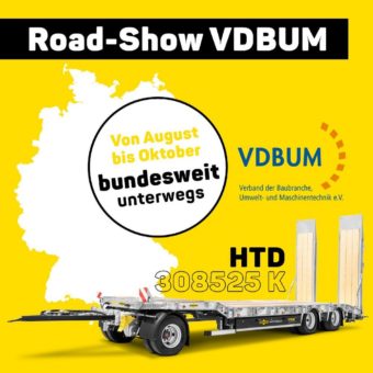 Humbaur HTD 308525 K – jetzt besichtigen auf der VDBUM Road-Show