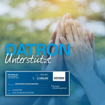 DATRON AG nutzt Mitarbeiter-Unterstützungsfonds für spontane Spende an Katastrophenhilfe
