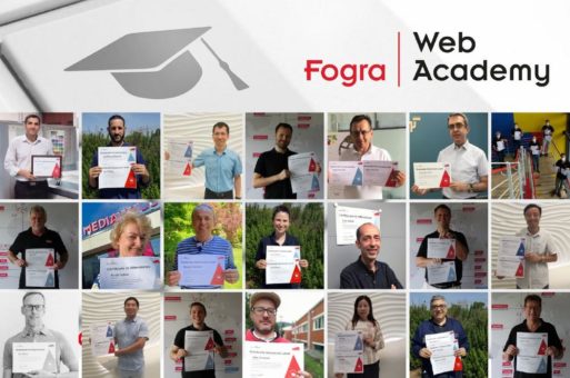 Mehr als 150 Teilnehmerinnen und Teilnehmer der Fogra Web Academy erlangen den Abschluss zum Fogra Graduate