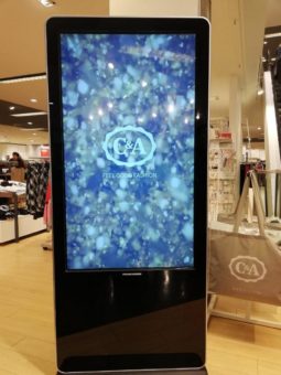Gut angezogen! Promoscreen erneut im Einsatz bei C&A