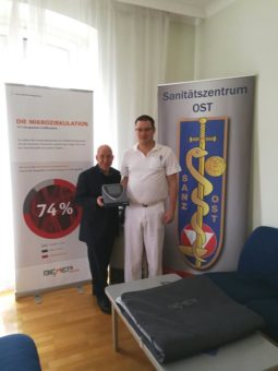 Erfolge in der Wundversorgung durch die Physikalische Gefäßtherapie von BEMER  im Sanitätszentrum Ost in Wien