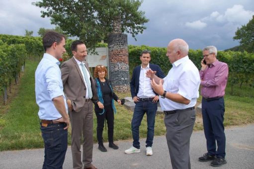 Oliver Conz, Staatssekretär im Hessischen Ministerium für Umwelt, Klimaschutz, Landwirtschaft und Verbraucherschutz besucht Geo-Naturpark Bergstraße-Odenwald e.V.