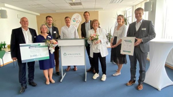 1. Preis: Asklepios Harzkliniken werden in zwei Kategorien für Projekte mit „Award 2021“ ausgezeichnet