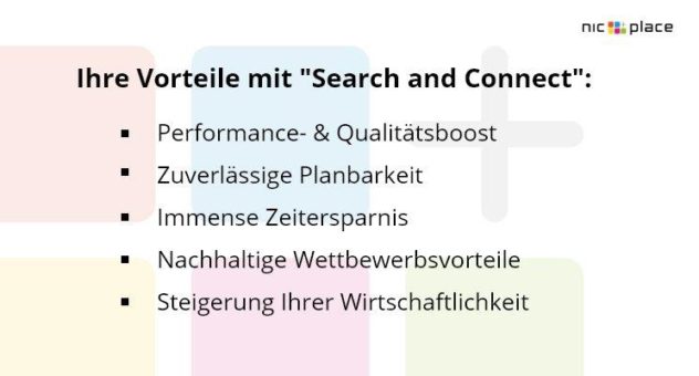 Die Perfektionierung des digitalen Netzwerkens – NIC-place präsentiert neue Such- & Connect-Funktionen innerhalb des Data Control Centers (DCC)