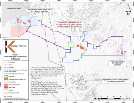KORE MINING liefert Update zum IMPERIAL PROJEKT