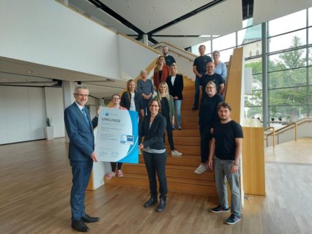 Marketing Osnabrück GmbH mit IHK-Qualitätssiegel TOP AUSBILDUNG ausgezeichnet