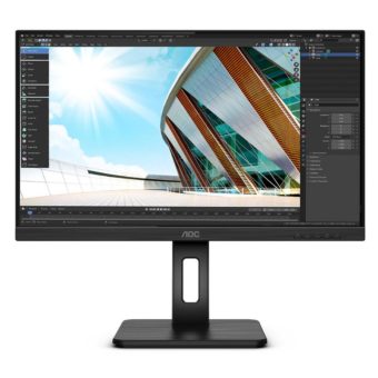 AOC präsentiert vier neue Displays mit QHD, 4K und USB-C