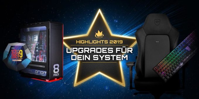 Jetzt reinschauen: Caseking präsentiert die PC-Hardware-Highlights des Jahres 2019 und wünscht vorab einen guten Rutsch!