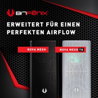 BRANDNEU bei Caseking – BitFenix Nova Mesh: Midi-Tower mit verbessertem Airflow