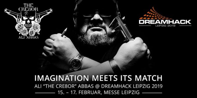 Erlebe die beeindruckenden Casemods von Ali „THE CRE8OR“ Abbas auf der DreamHack Leipzig 2019!