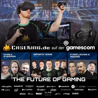 Caseking @ gamescom 2018 – The Future Of Gaming auf über 450 m²!