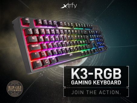 NEU bei Caseking – Die Xtrfy K3 Gaming-Tastatur mit hochwertigen Hybrid-Switches