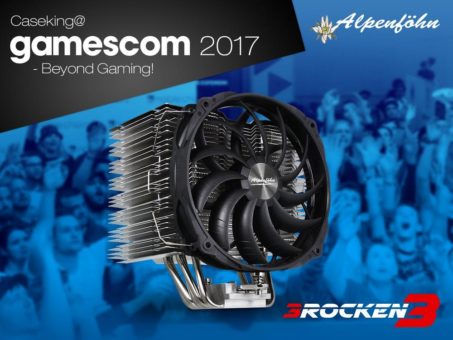 NEU bei Caseking – Der leistungsstarke asymmetrische Tower-Kühler Brocken 3 von Alpenföhn inklusive Wing-Boost-3-Lüfter
